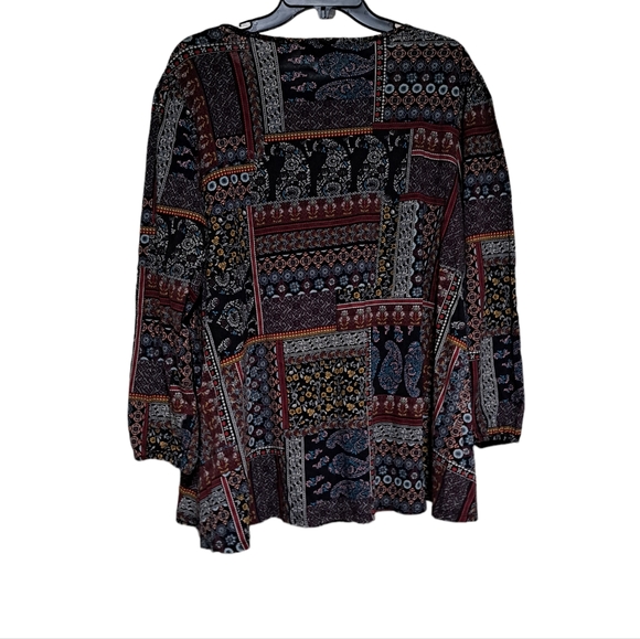 Chelsea Studio multicolor tunic/top boho style Size XL (22/24) - Picture 2 of 6